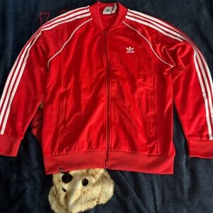 Adidas Men’s XL Red Originals Adicolor Classics Superstar SST Track Jacket